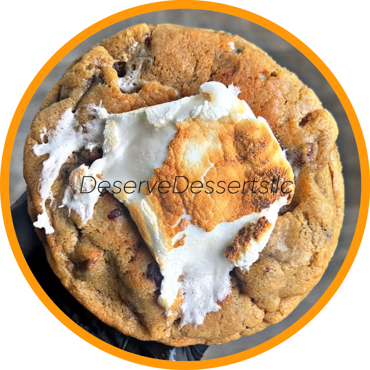 Large Marshmallow Stuffed Chocolate Chip Cookies