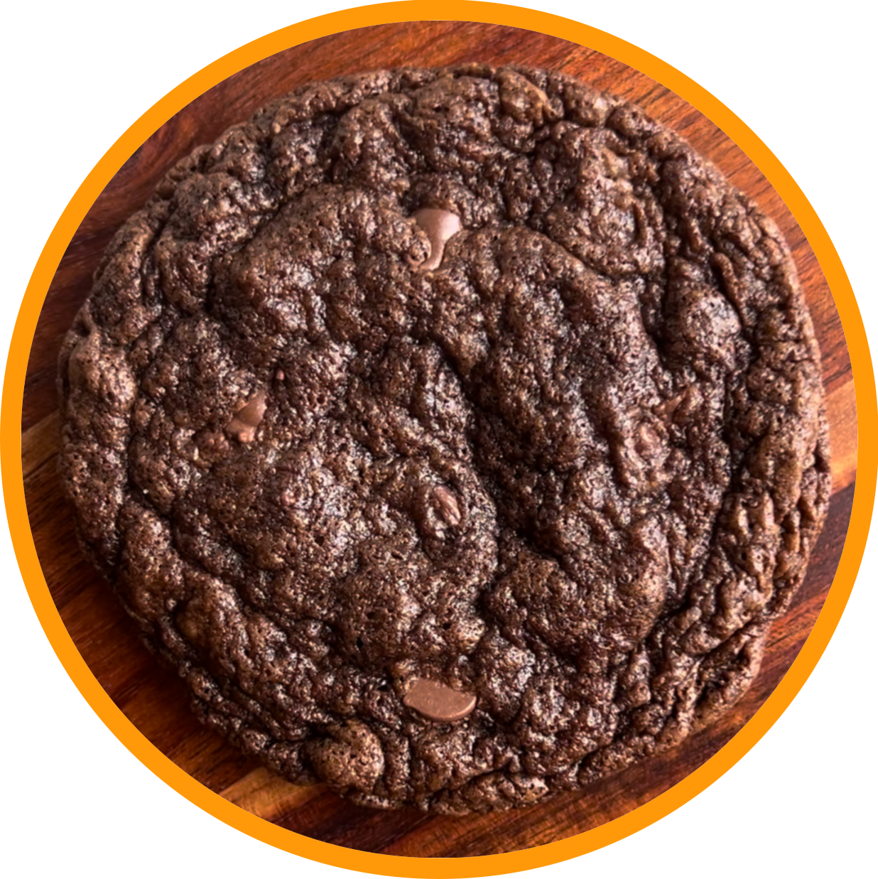 Large Double Chocolate Chip Cookies