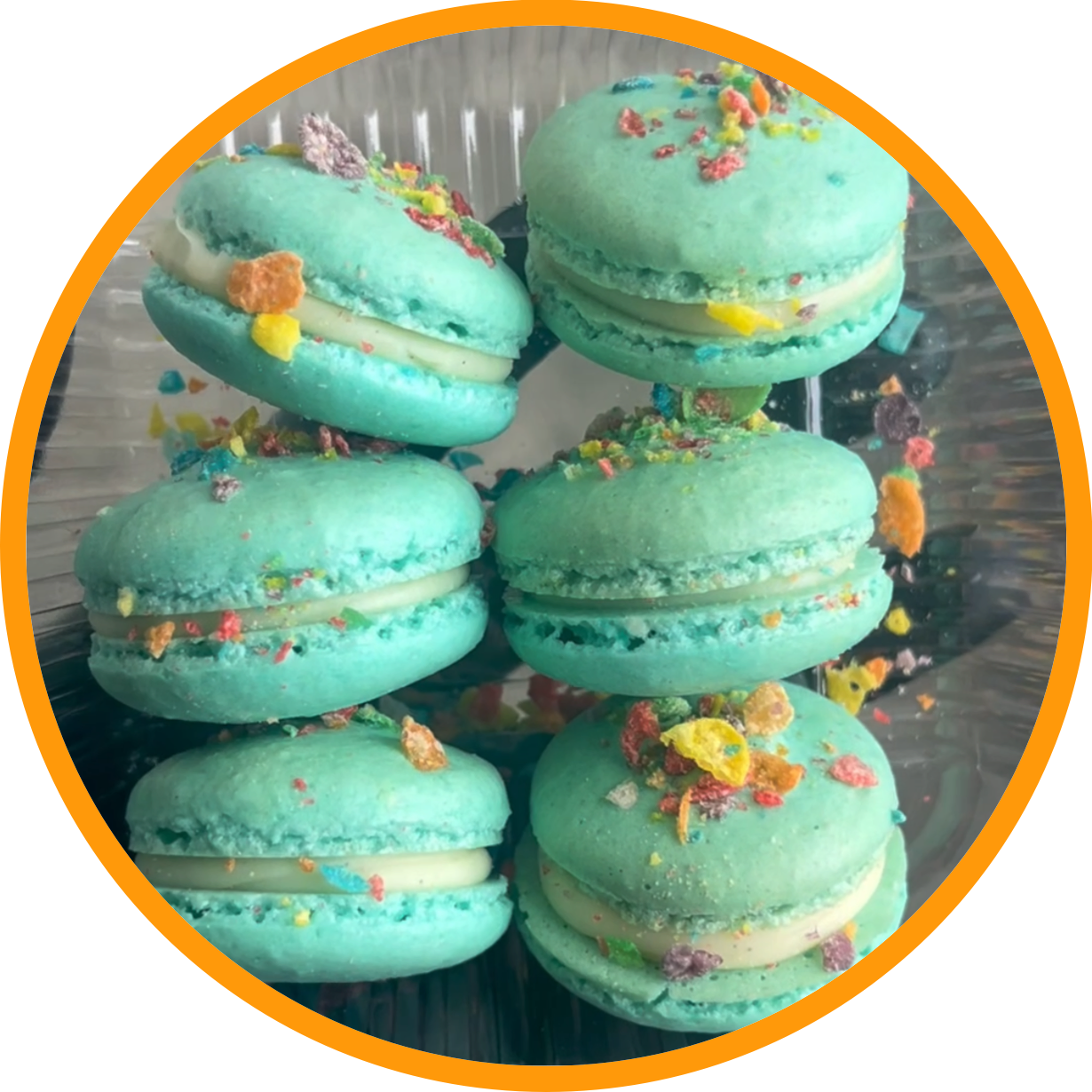 Fruity Pebbles Macarons
