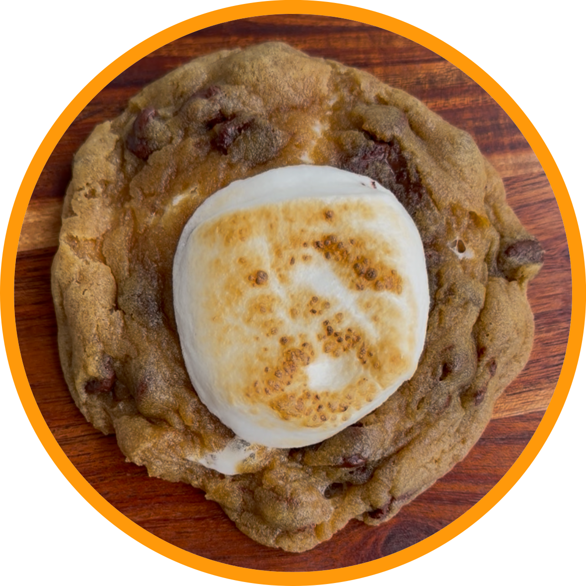 Large Marshmallow Stuffed Chocolate Chip Cookies