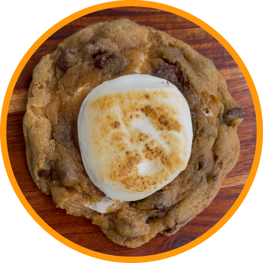 Large Marshmallow Stuffed Chocolate Chip Cookies