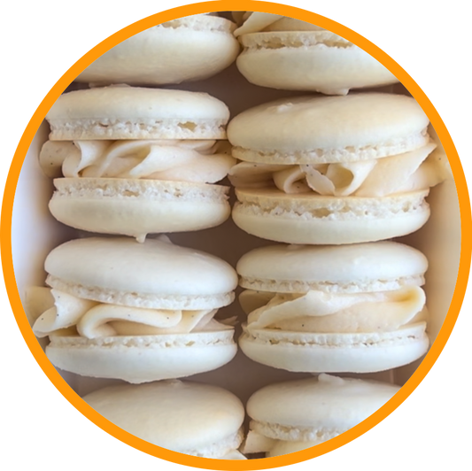 Vanilla Bean Macarons