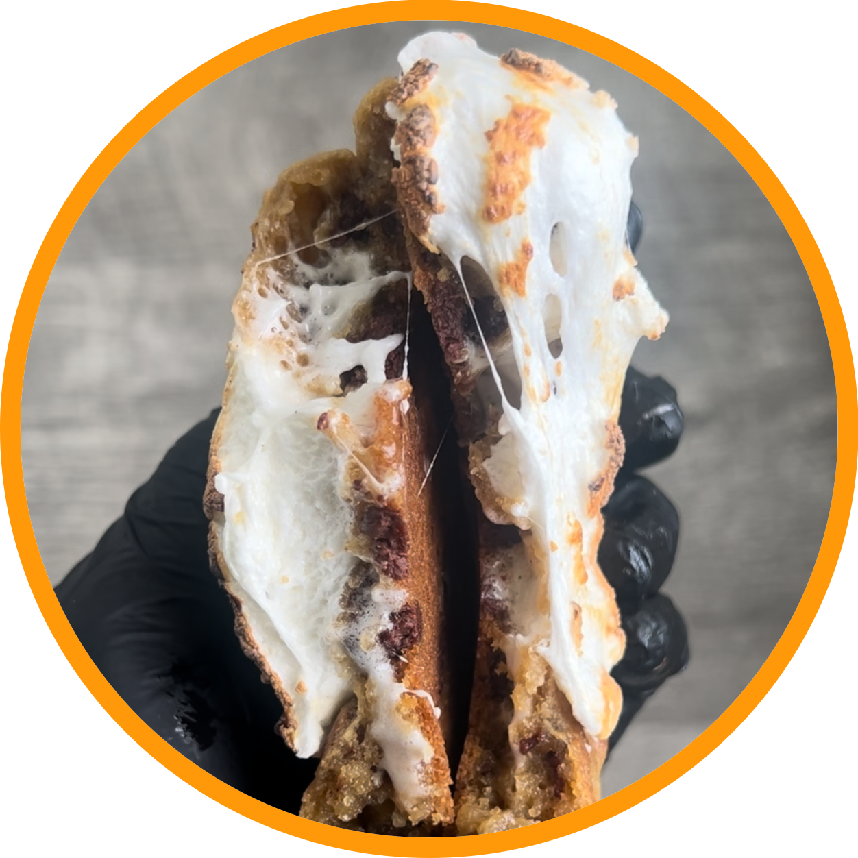 Large Marshmallow Stuffed Chocolate Chip Cookies