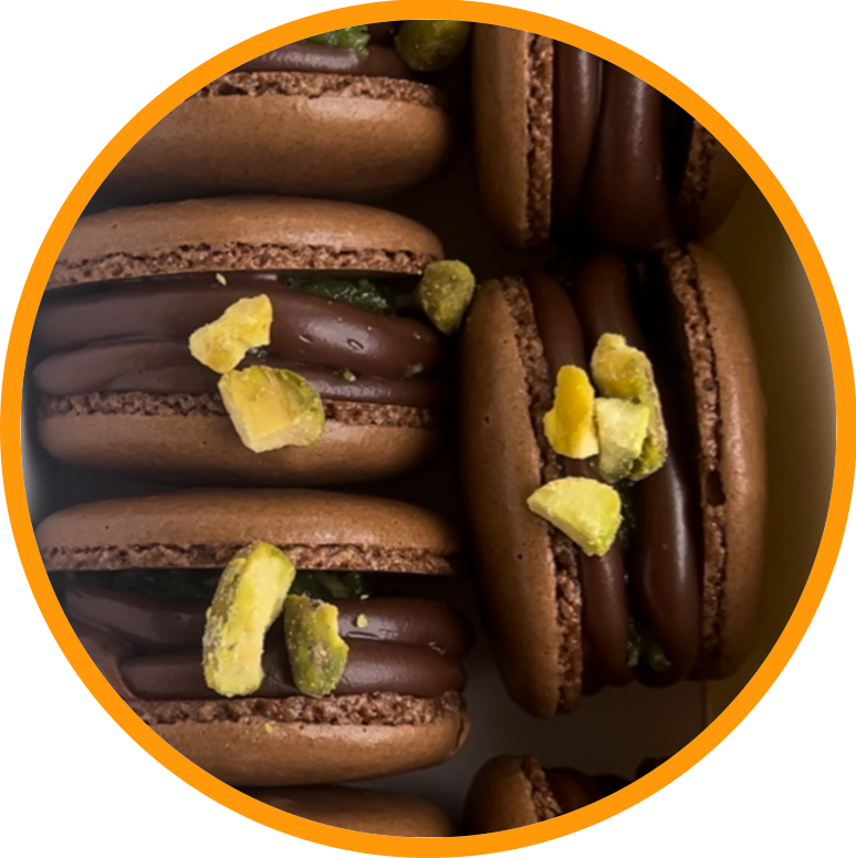 Dubai Chocolate Macarons