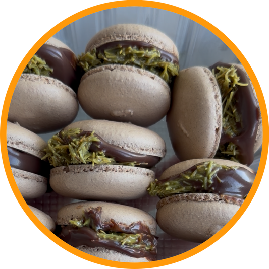 Dubai Chocolate Macarons