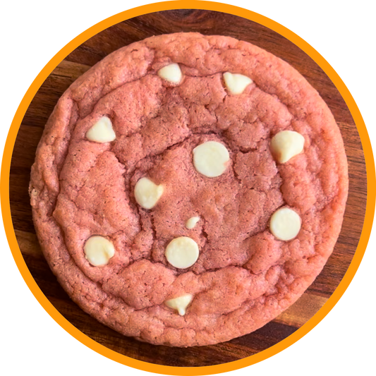 Large Strawberry & Cream Cookies