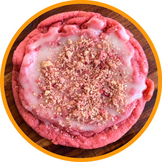 Large Strawberry Crunch Cookies