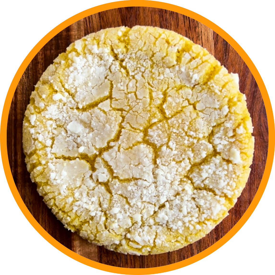 Large Lemon Crinkle Cookies