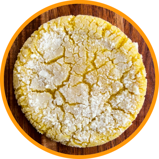 Large Lemon Crinkle Cookies