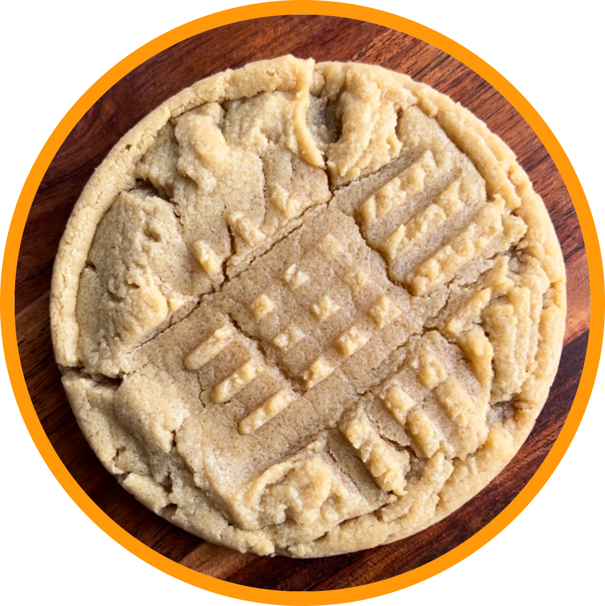 Large Classic Peanut Butter Cookies